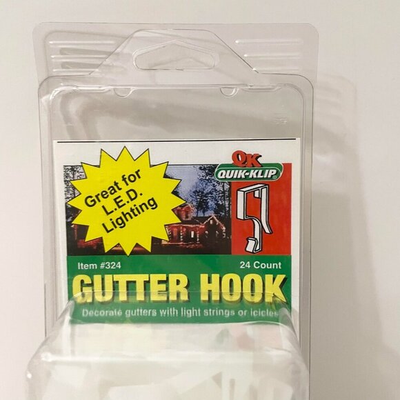 QK Quik Klip Gutter Hooks 24 Count Item 324 - Picture 2 of 12